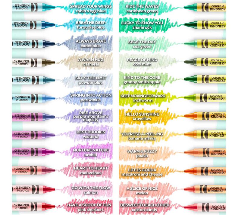 Crayola Colours of Kindness 24 Crayons