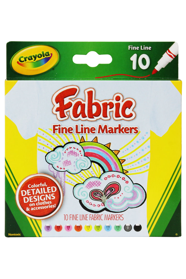 Crayola Fabric Fine Line Markers