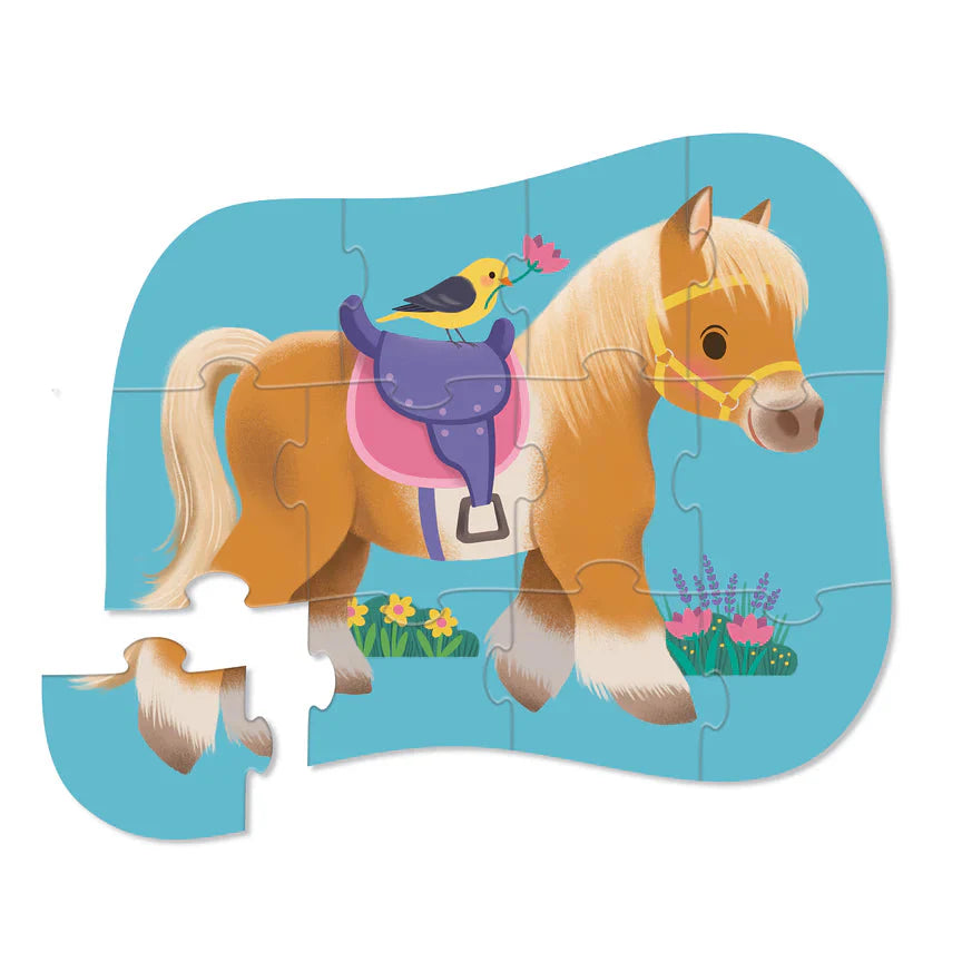 Crocodile Creek 12 Piece Puzzle - Pretty Pony