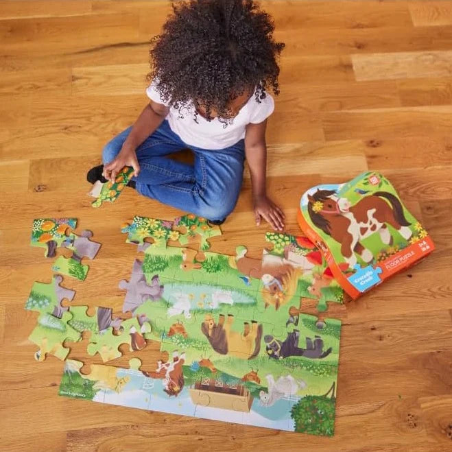 Crocodile Creek 36pc Pretty Ponies Floor Puzzle