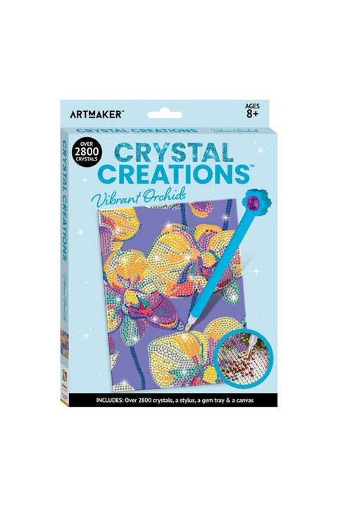 Crystal Creations - Vibrant Orchids