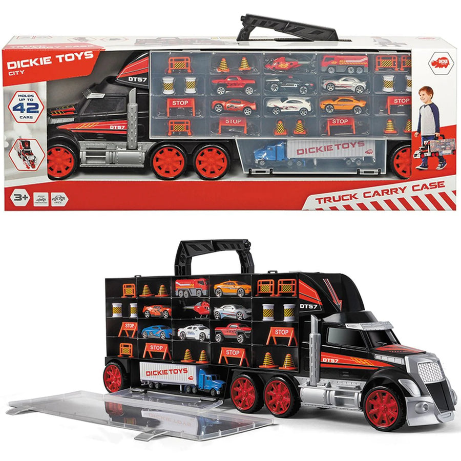 Dickie Truck Transporter Carry case 62cm with cars 