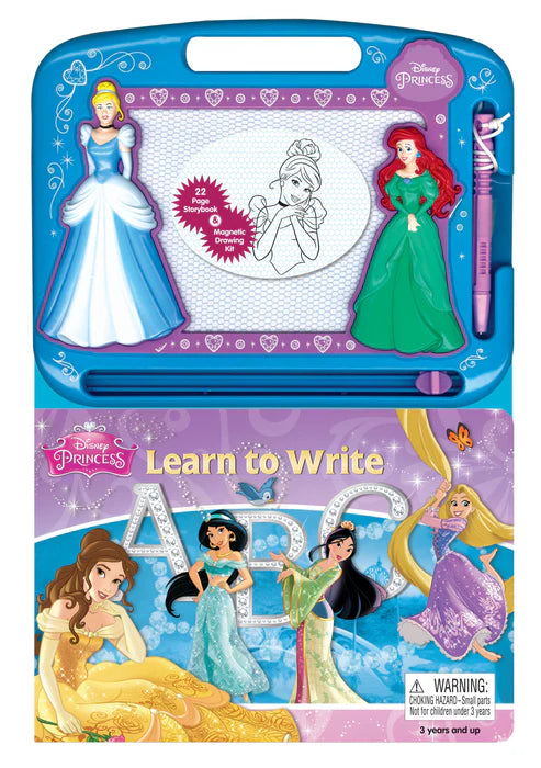 Disney Princess: Learn to Write Magnetic Drawing Kit