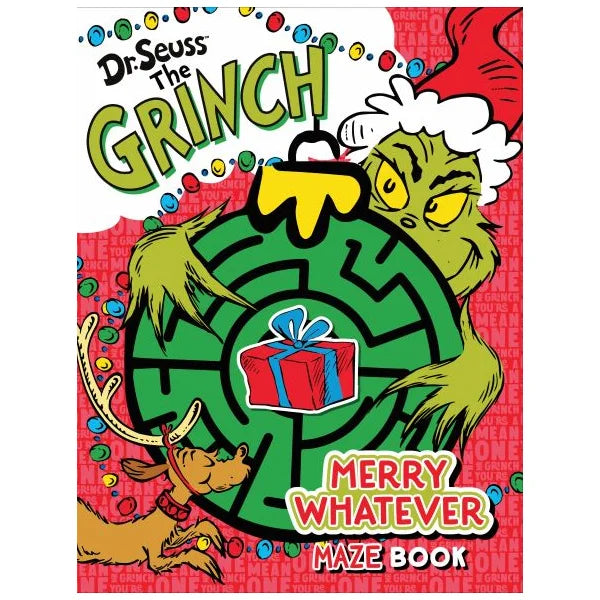 Dr Seuss The Grinch Merry Whatever Maze Book