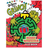 Dr Seuss The Grinch Merry Whatever Maze Book