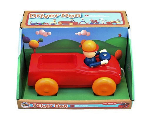 Driver Don Wooden Pull Along Toy