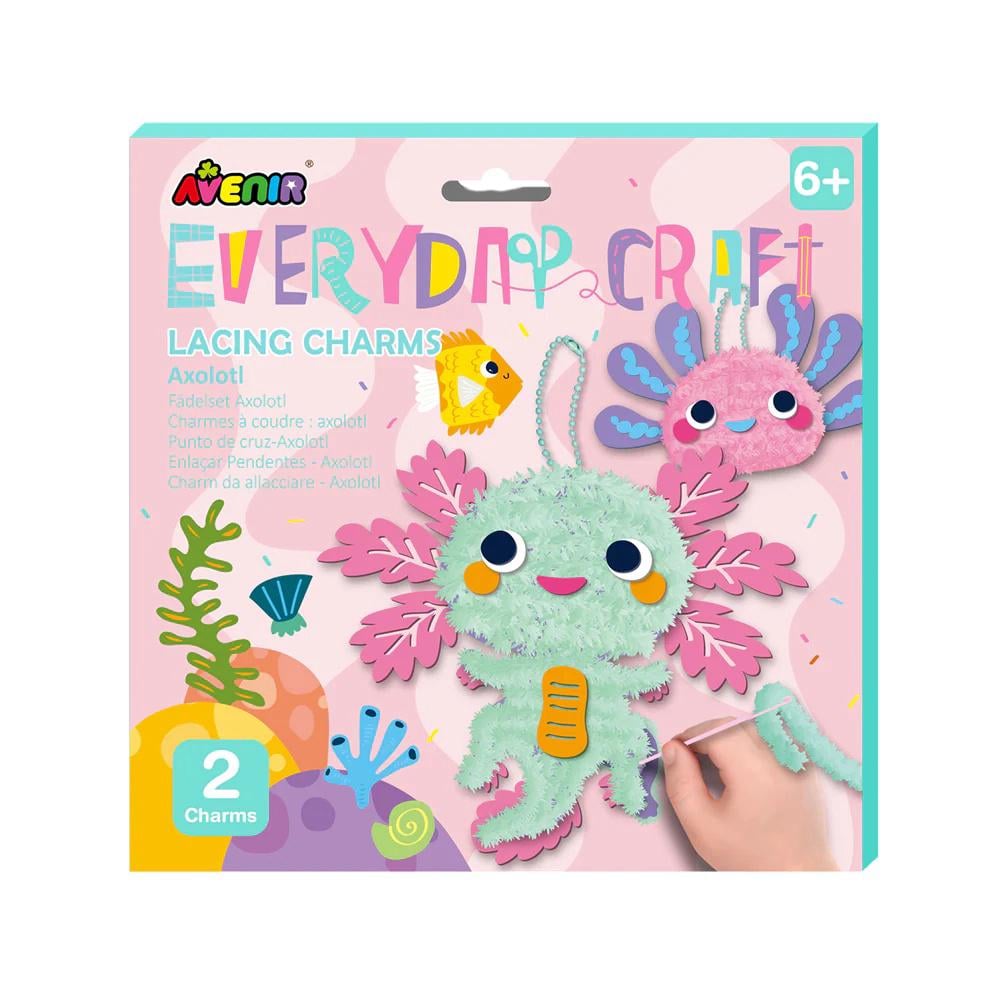 Everyday Craft Lacing Charms Axolotl