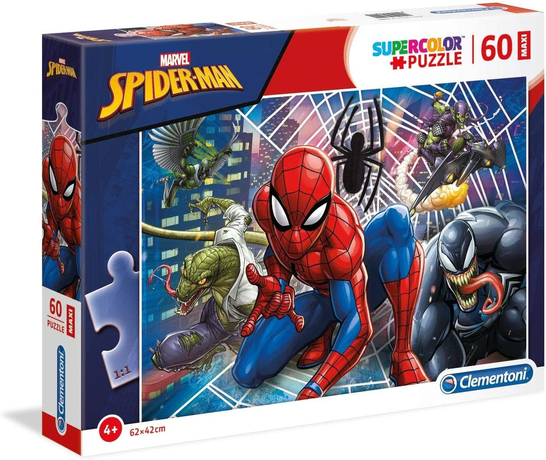 60pc Super Color Spiderman Puzzle