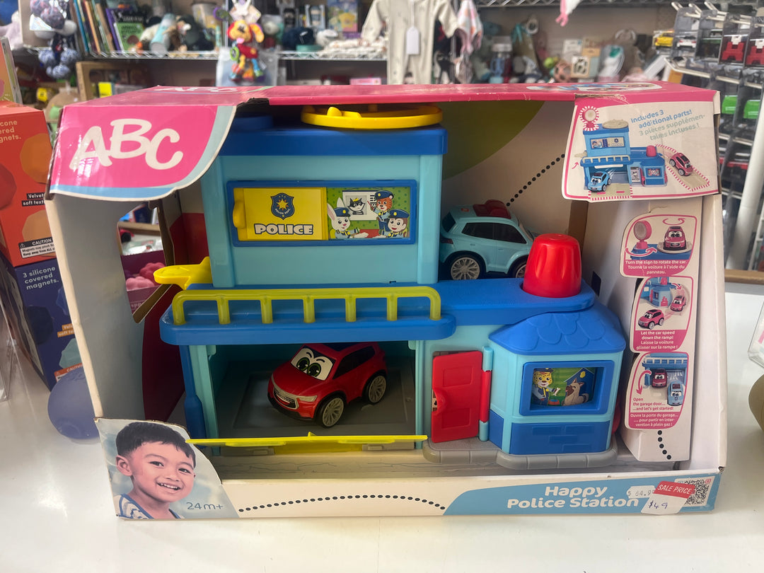 ABC Happy Police Station - sun faded box