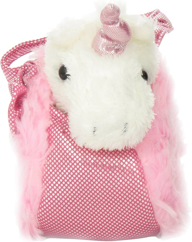 Fancy Pals Pet Carrier Plush Pink