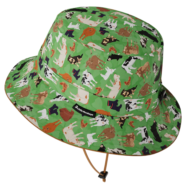 Farming Wide Brim Bucket Hat L (3-5yrs)