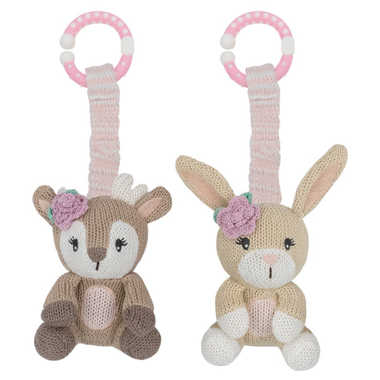 Fawn & Bunny 2pk Stroller Toys