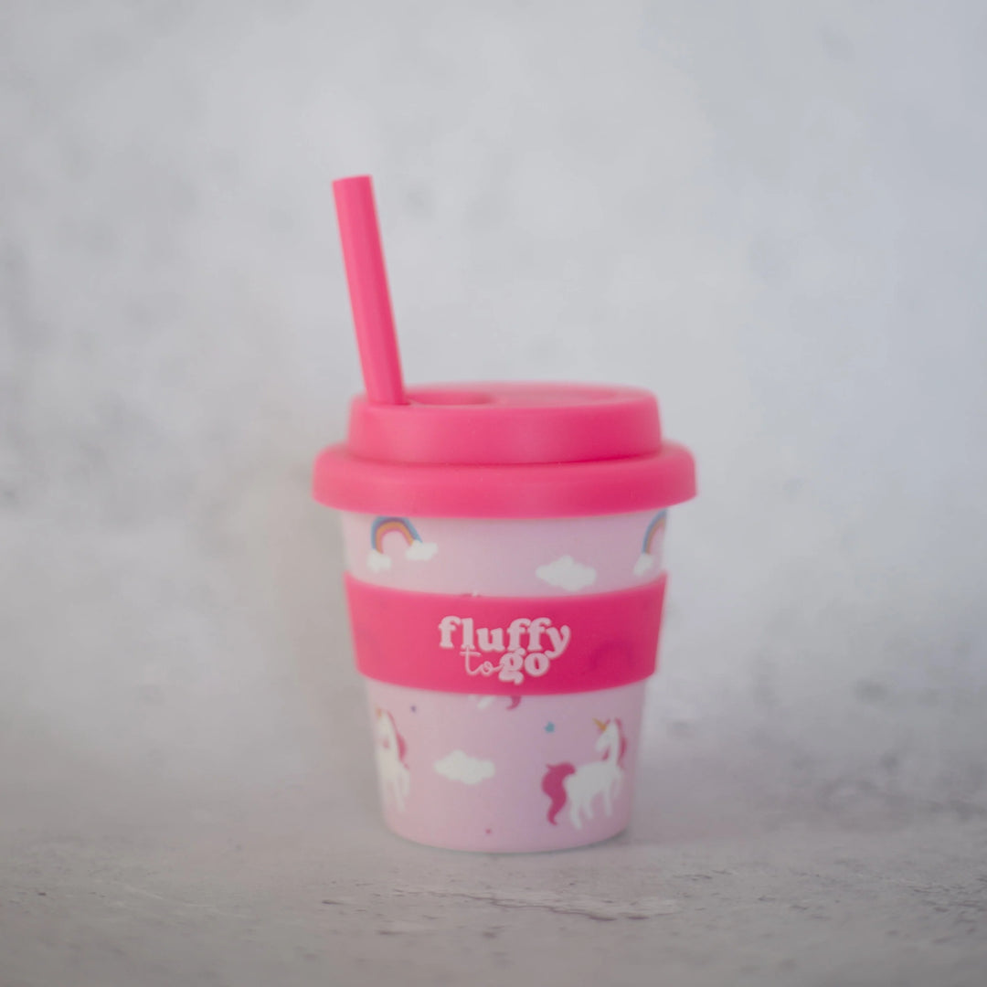 Fluffy to go Unicorn Dreams 240ml hot chocolate cup