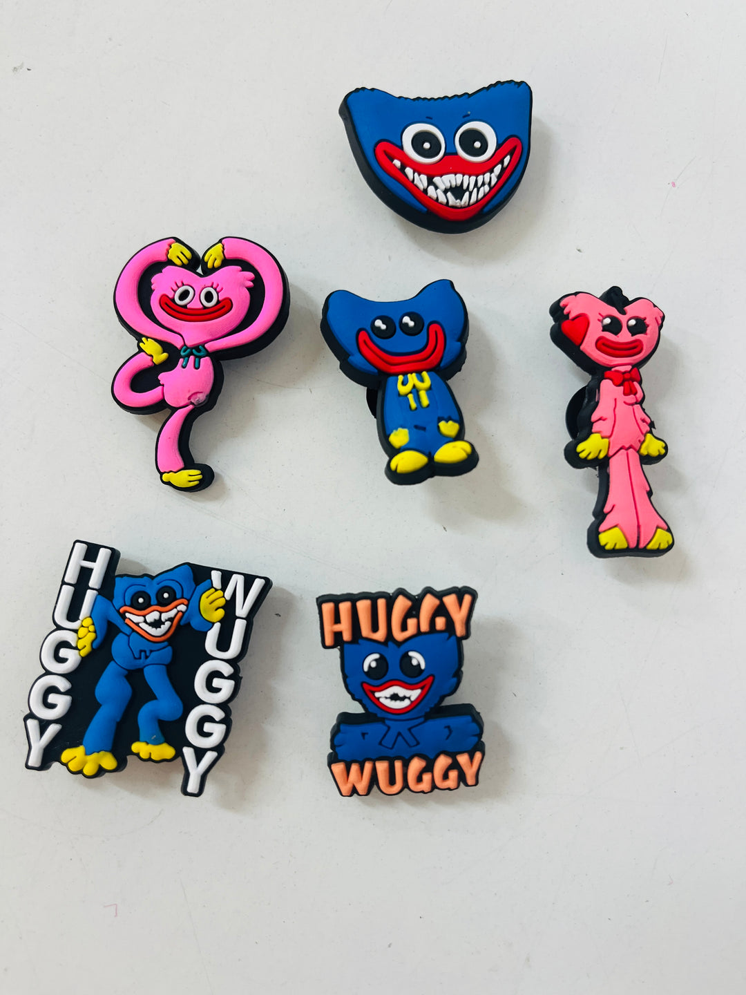 Huggy wiggy shoe charms 