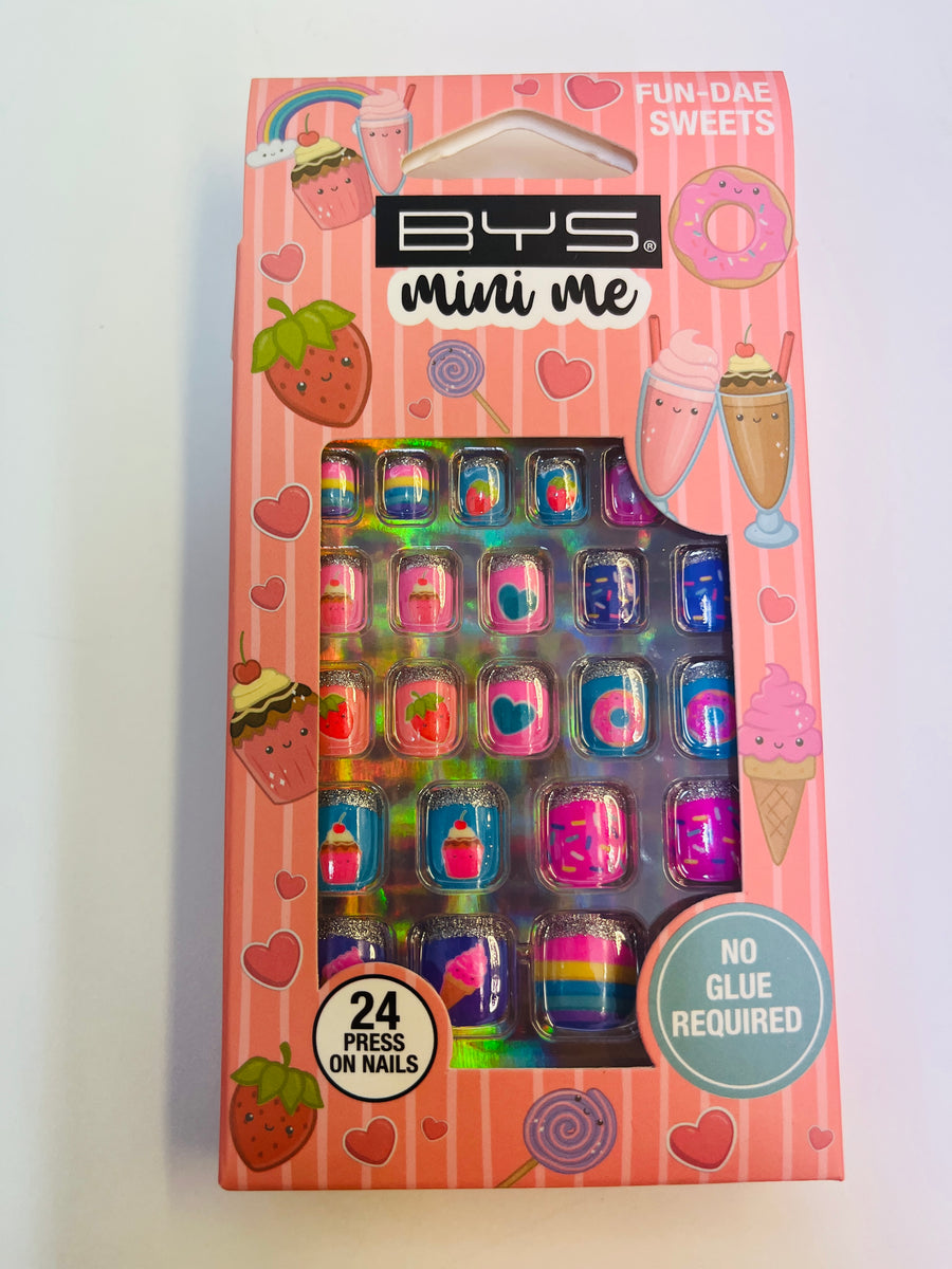 Bys fun dae stick on nails for kids 