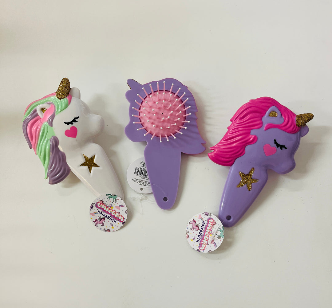 unicorn hairbrush 