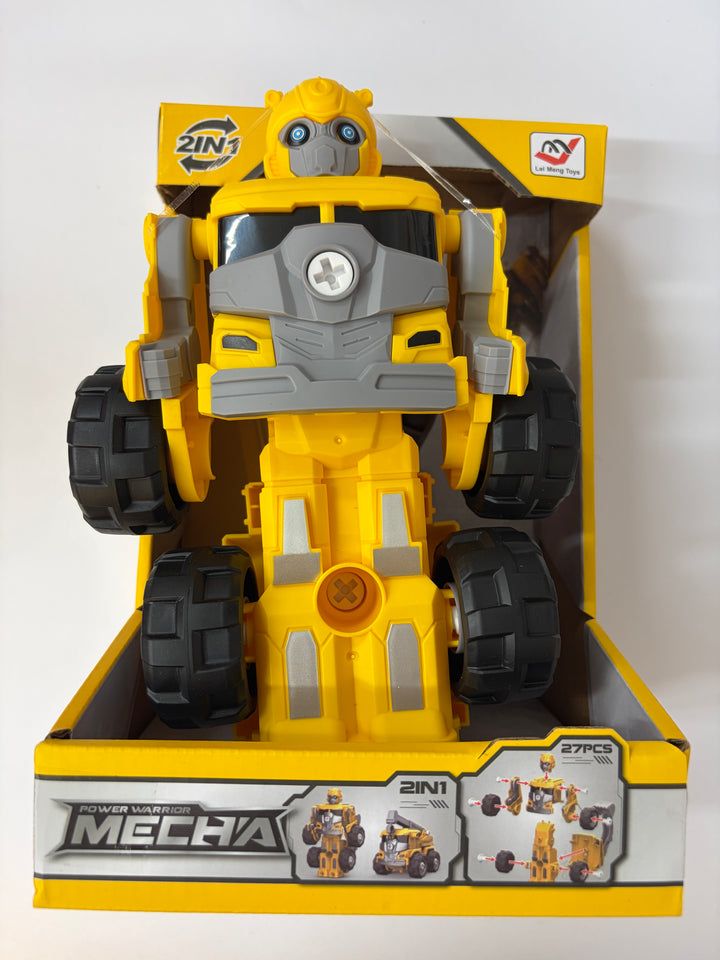 Transforming Robot Mecha League Yellow and Grey