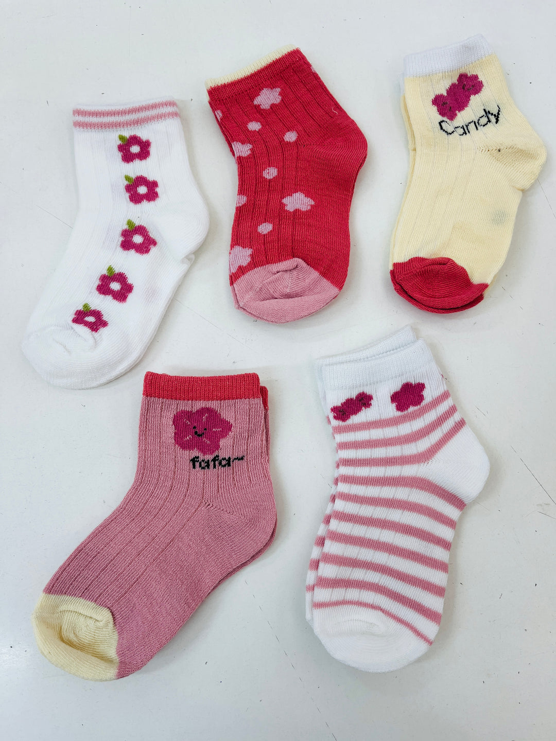Socks 5 pack 4-7 years