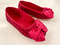Pink slipper shoes for girls 