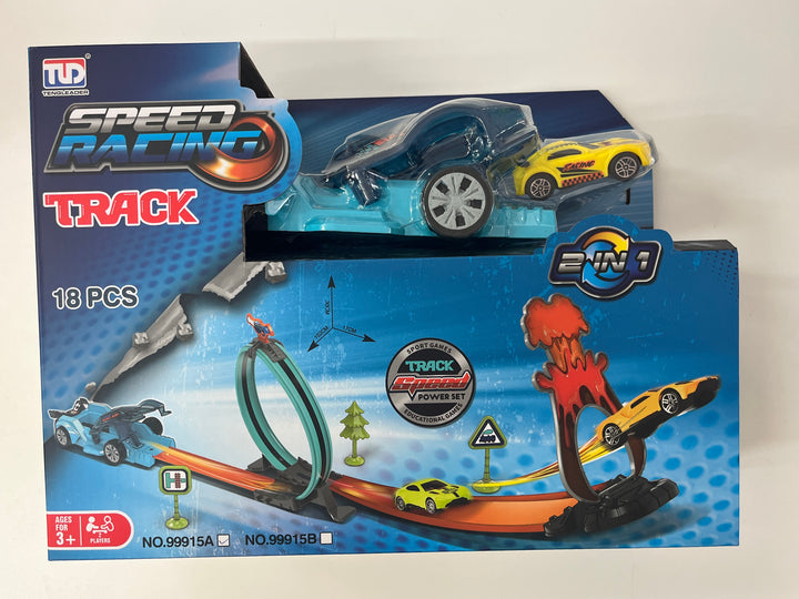 Speed racing car track