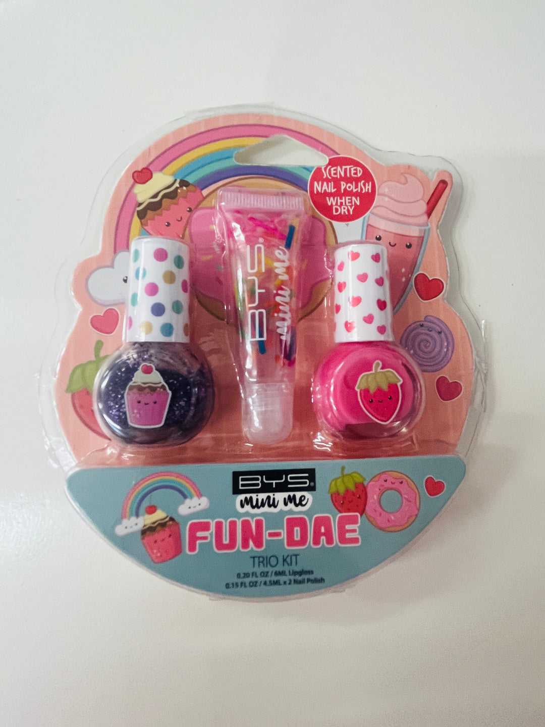 Fun dae  nail polish and lip balm set