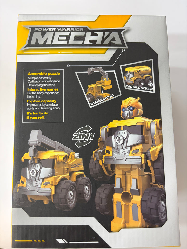 Transforming Robot Mecha League Yellow and Grey
