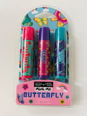 Butterfly Lip Balm 3pk