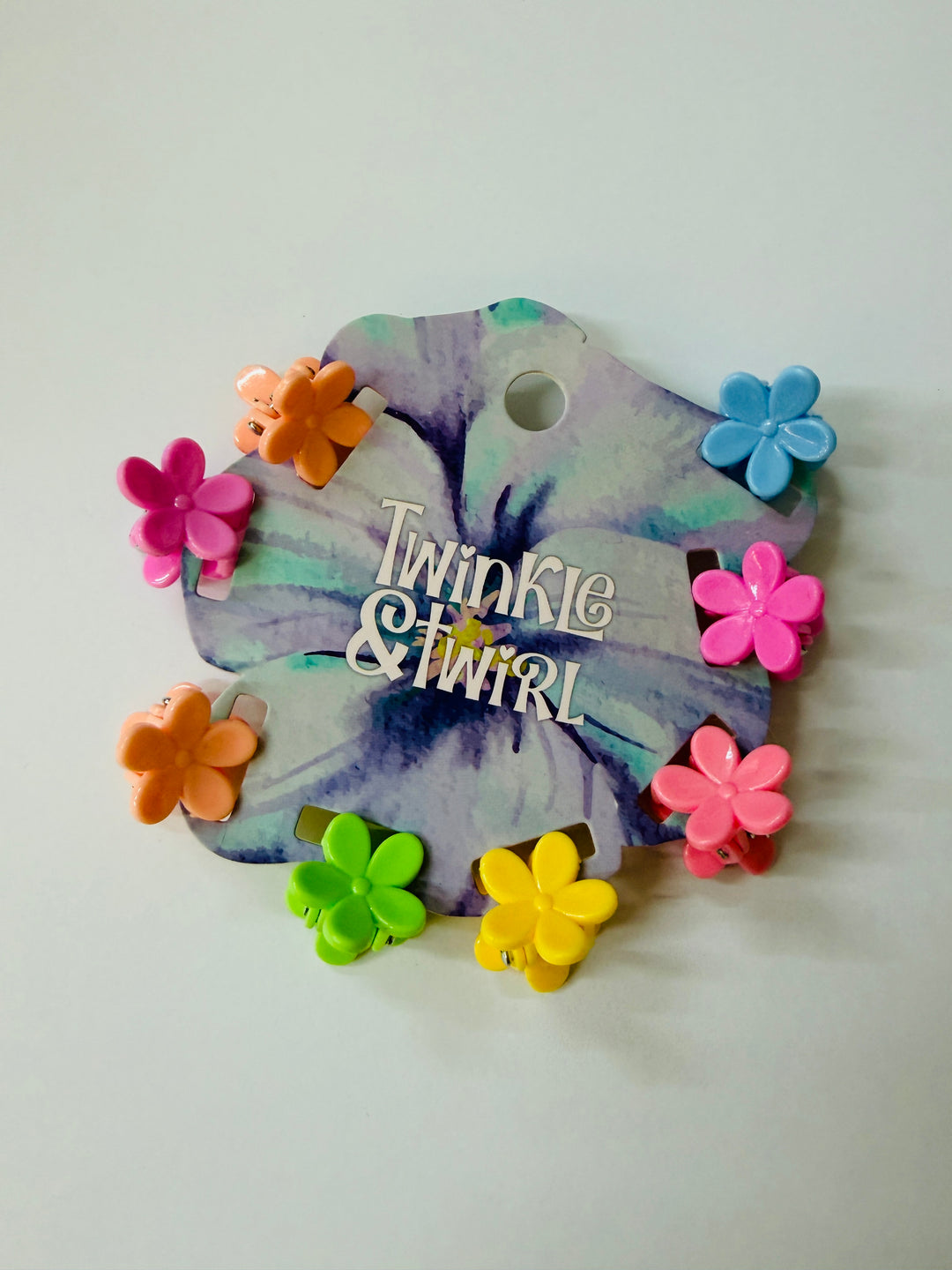 Twinkle And Twirl Flower Clips