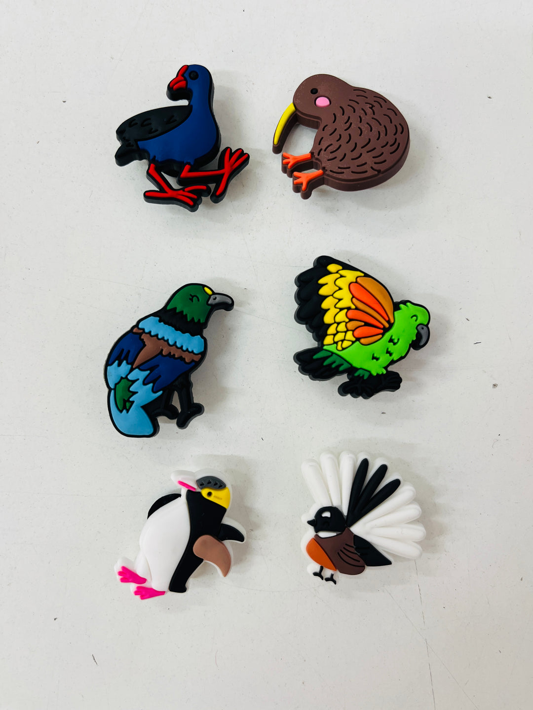 Nz bird shoe charms 