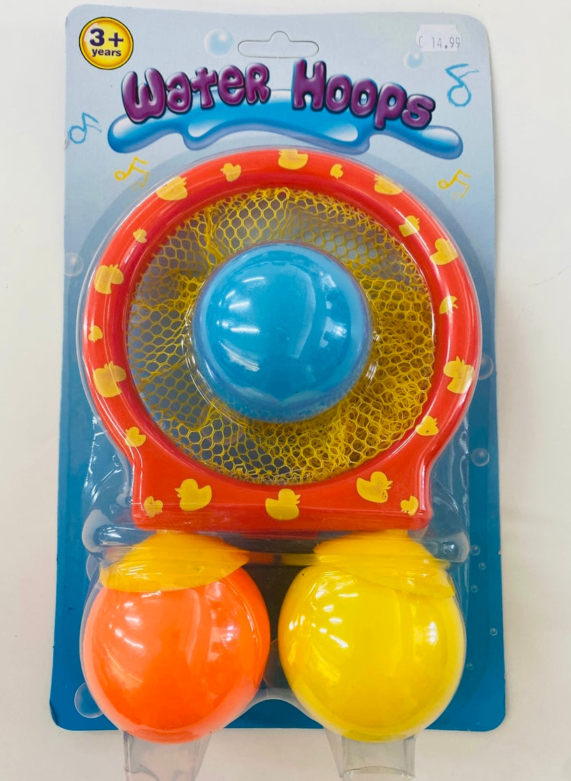 Bathroom basketball toy suction to bath or shower