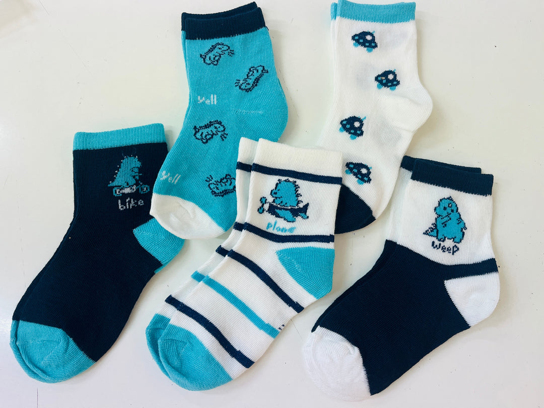 Socks 5 pack 4-7 years