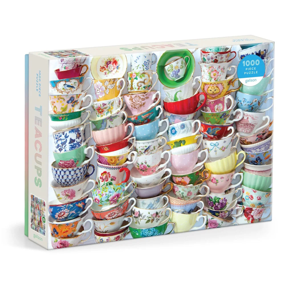 Galison 1000 Piece Teacups Puzzle