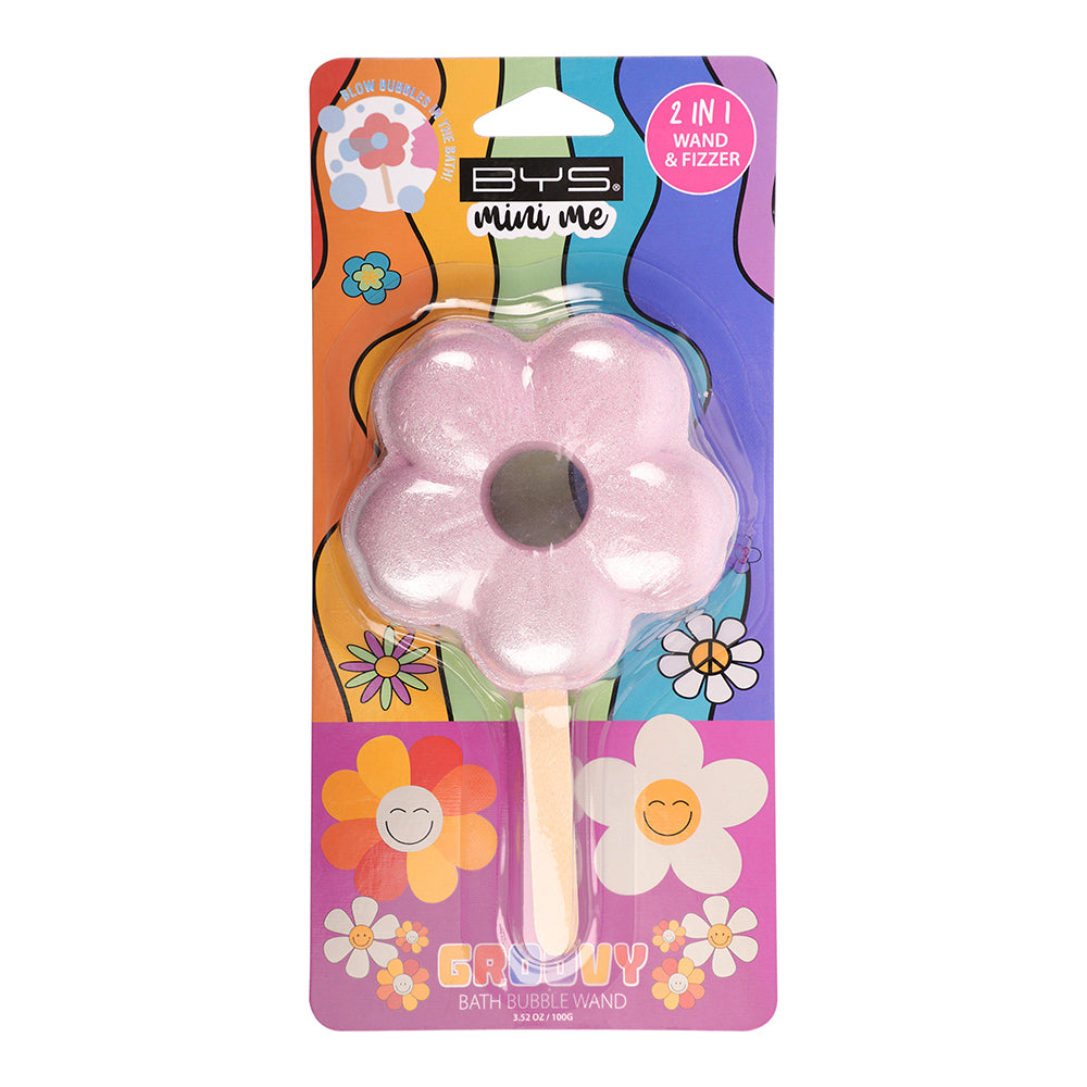 Bys Mini Me Groovy Bath Bubble Wand pink