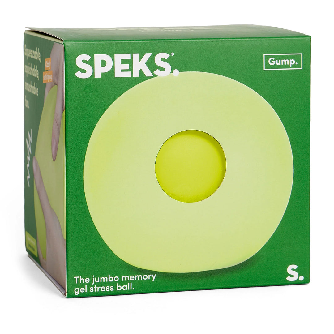Speks Gump Jumbo Memory gel stress ball