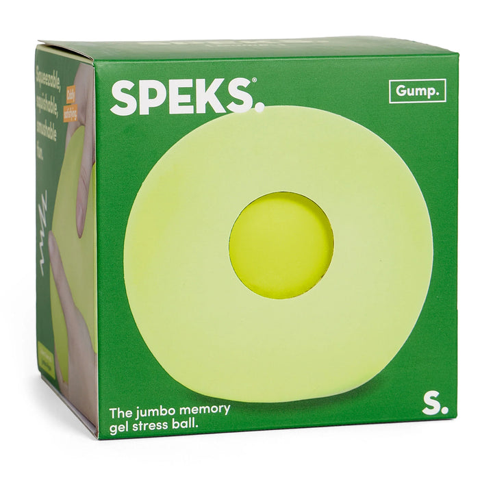 Speks Gump Jumbo Memory gel stress ball
