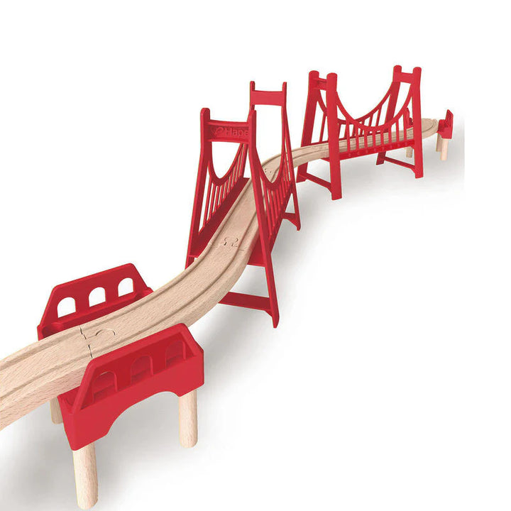 Hape Extended Double Suspension Bridge
