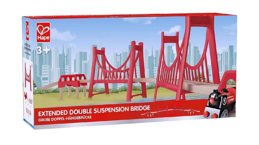 Hape Extended Double Suspension Bridge