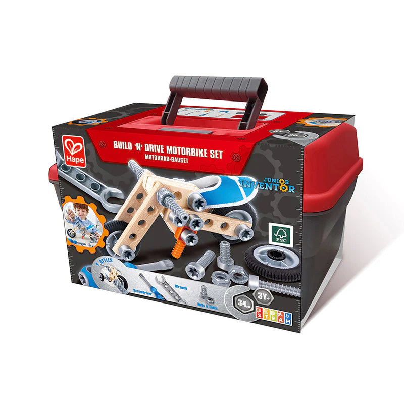 Hape Build n Drive Motorbike Set