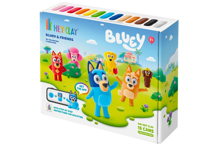 Hey Clay Bluey & Friends Set