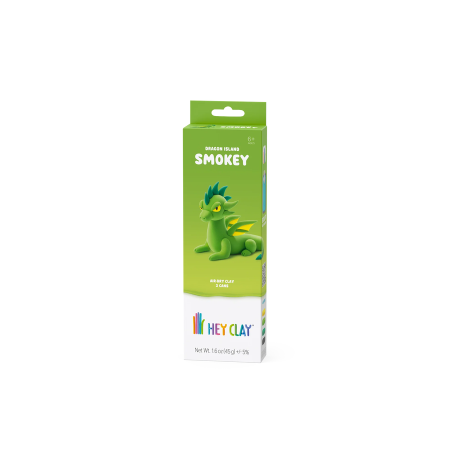 Hey Clay Dragon Island Green Smokey