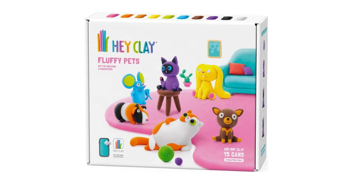 Hey Clay Fluffy Pets