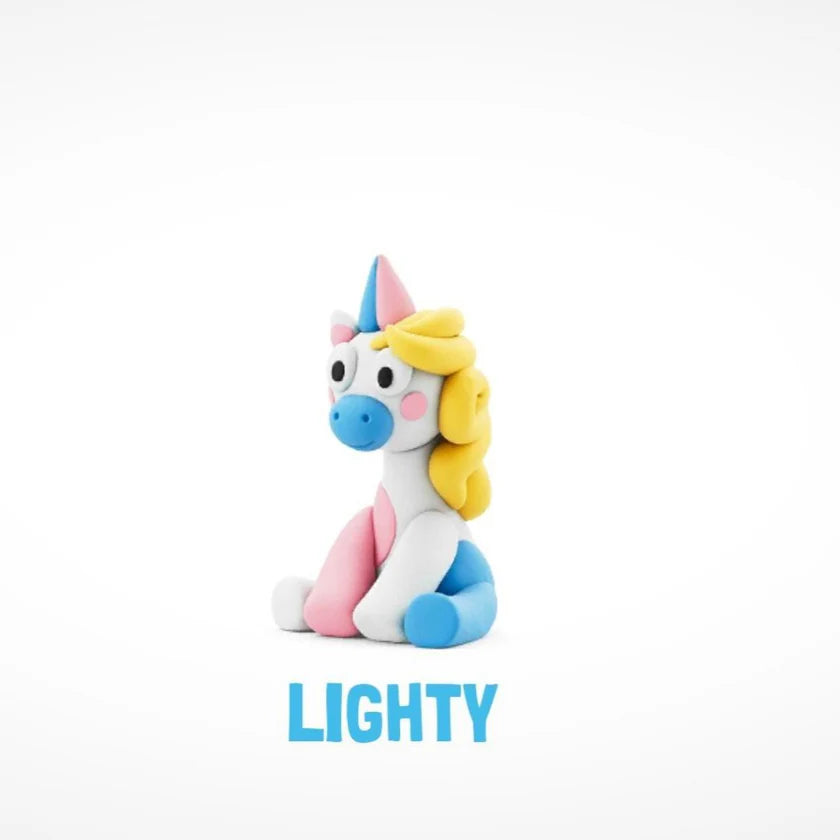 Hey Clay Unicorn Lighty