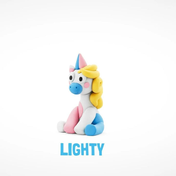 Hey Clay Unicorn Lighty