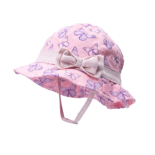 Hi Hop Butterfly Sun Hat 6-12m