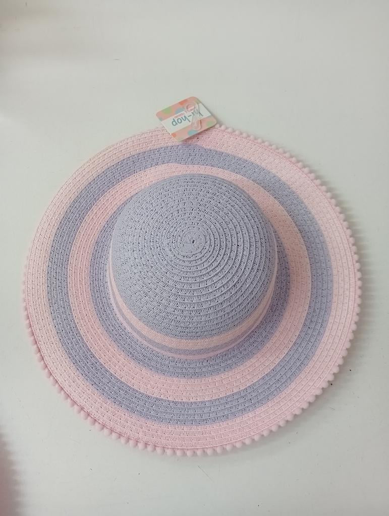 Hi Hop Stripe Straw Hat 2-4yr