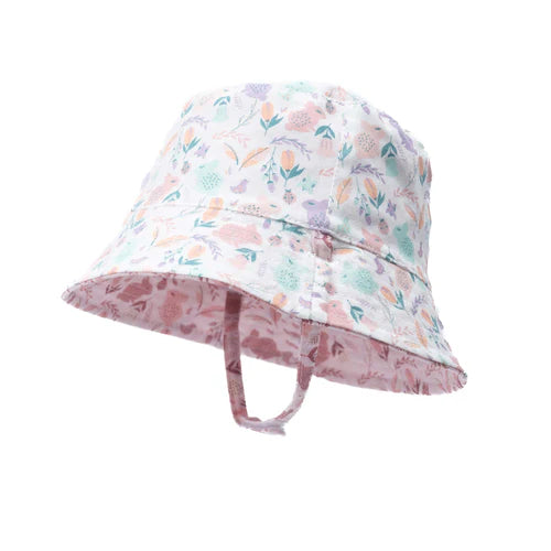 Hi Hop Bunny Reversible Bucket Hat 3-4yr