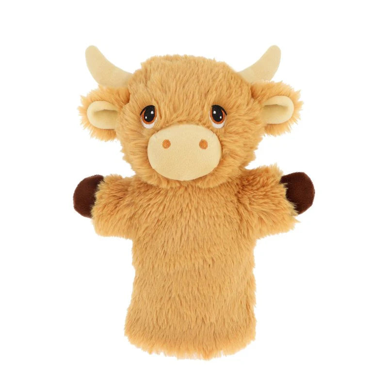Highland Cow hand puppet Keeleco 