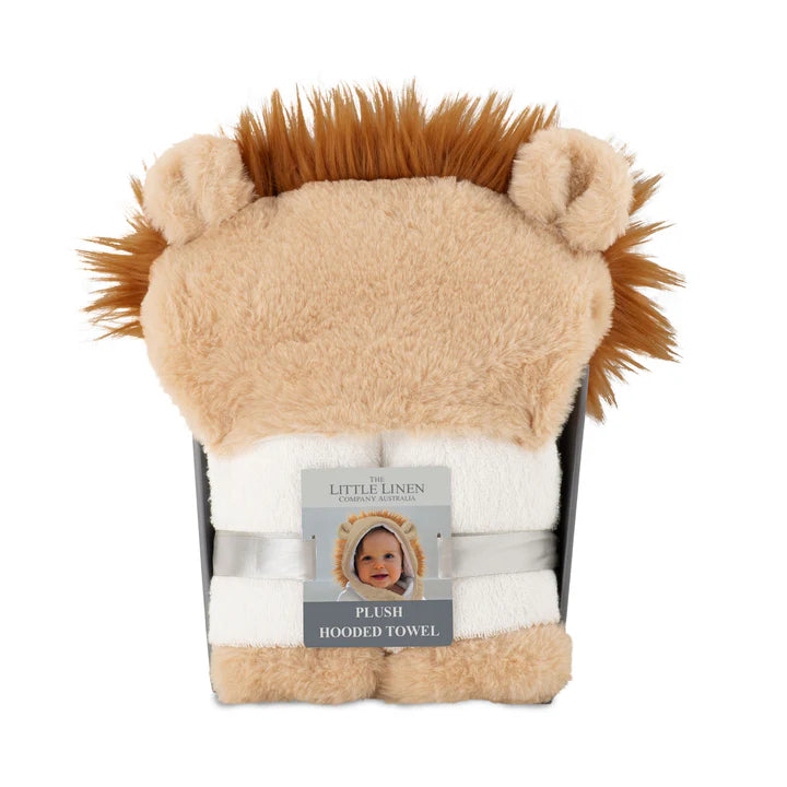 Hooded Towel Plush Savanna Lion