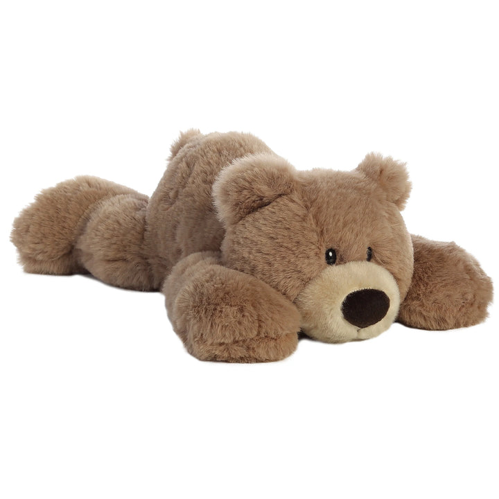 Hugga-wug Bear Taupe Lying 30cm