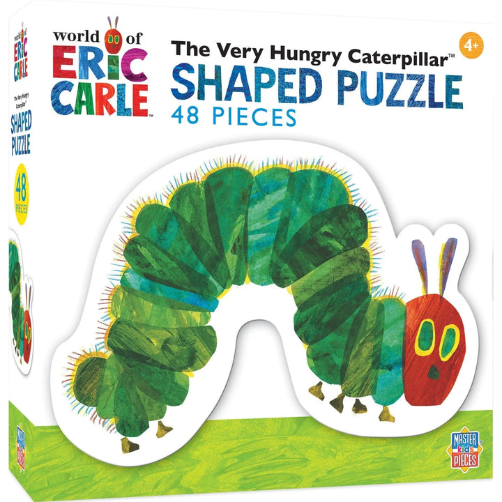 Shaped puzzle box featuring The Very Hungry Caterpillar from World of Eric Carle